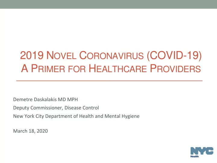 2019 n ovel c oronavirus covid 19
