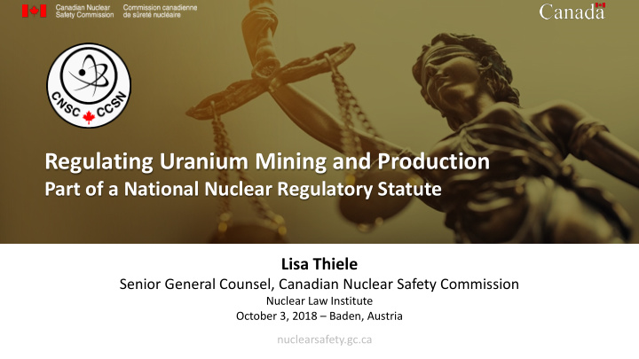 regulating uranium mining and production