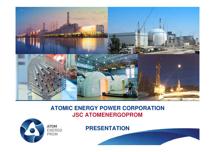 atomic energy power corporation jsc atomenergoprom