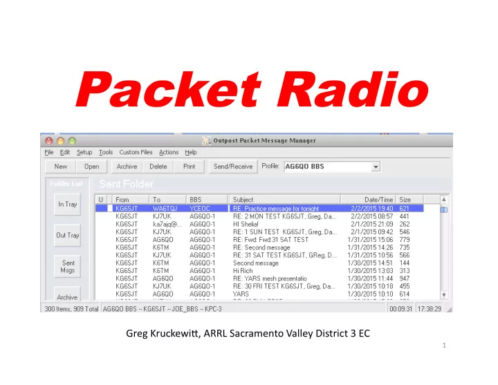 packet radio