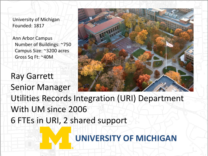 ray garrett senior manager utilities records integration