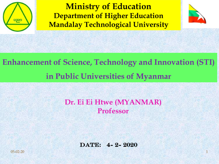 ministry of education