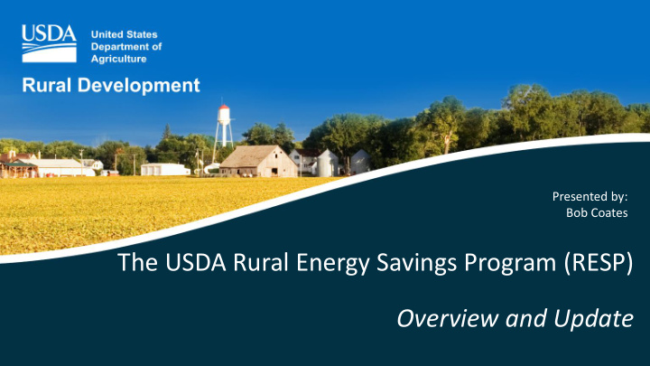 the usda rural energy savings program resp