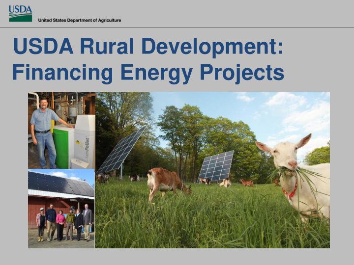 usda rural development financing energy projects com