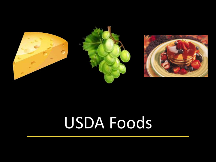 usda foods join the list serve