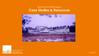 Case Studies &amp; Resources  3.10.2017  over 100  master plans  100%  healthcare  over 60