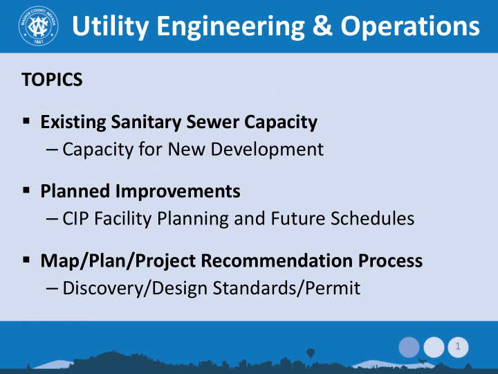utility engineering operations