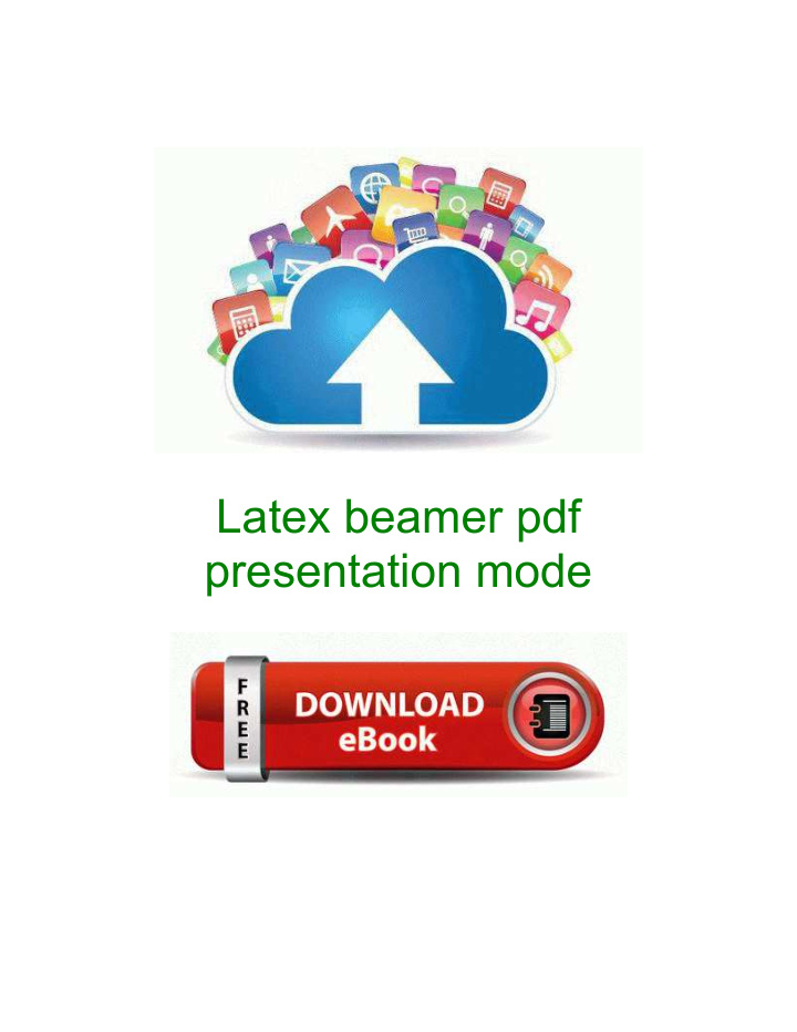 latex beamer pdf