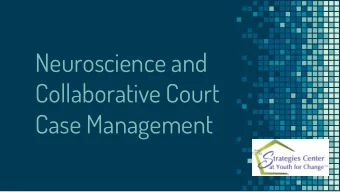 Neuroscience and  Collaborative Court  Case Management  Collaborative Court Participants  Subs