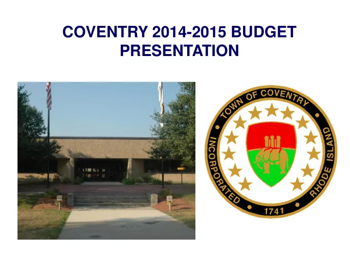 coventry 2014 2015 budget