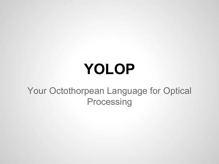 yolop