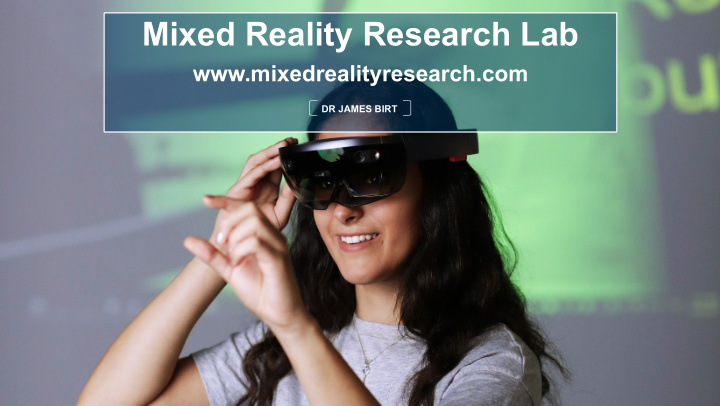 mixed reality research lab