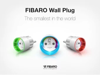 FIBARO Wall Plug  The smallest in the world  Home intelligence Most sophisticated device  FIBARO