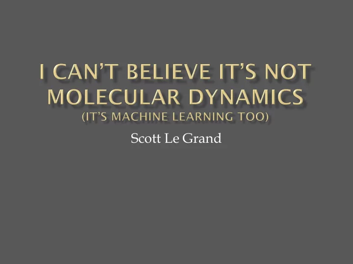 scott le grand some things never change gpus vs the world