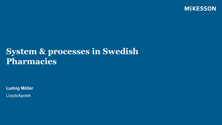 system processes in swedish