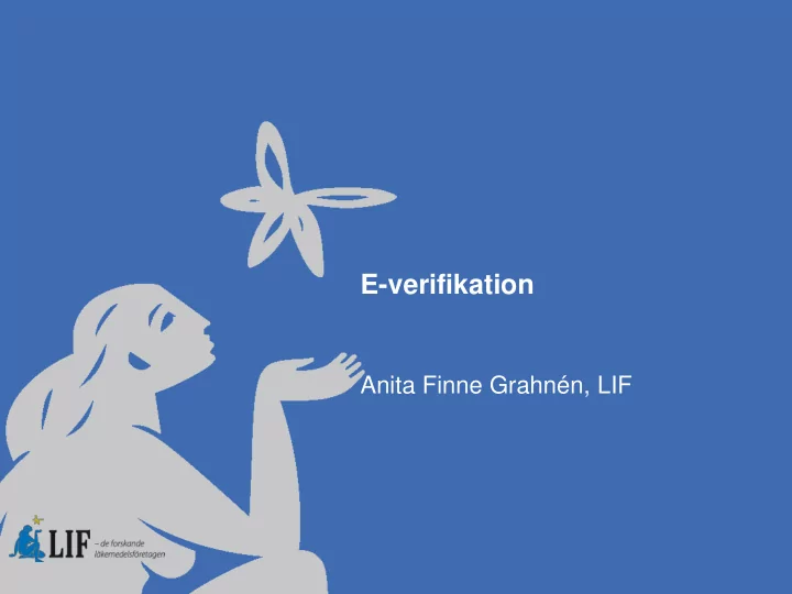 e verifikation