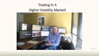 High  gher  er Vol  olati  atility  ity Ma  Market!  t!  Disclai  claimer  mers  Investin  esting