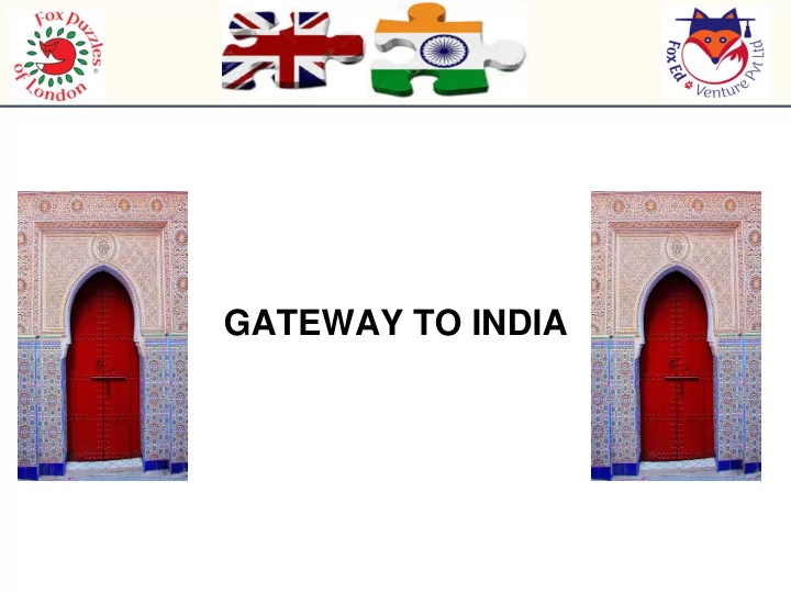 gateway to india