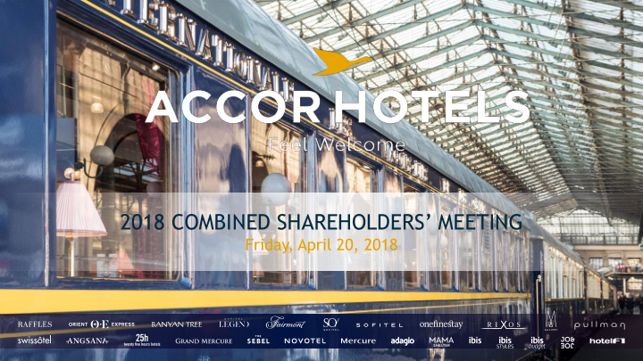 2018 combined shareholders meeting