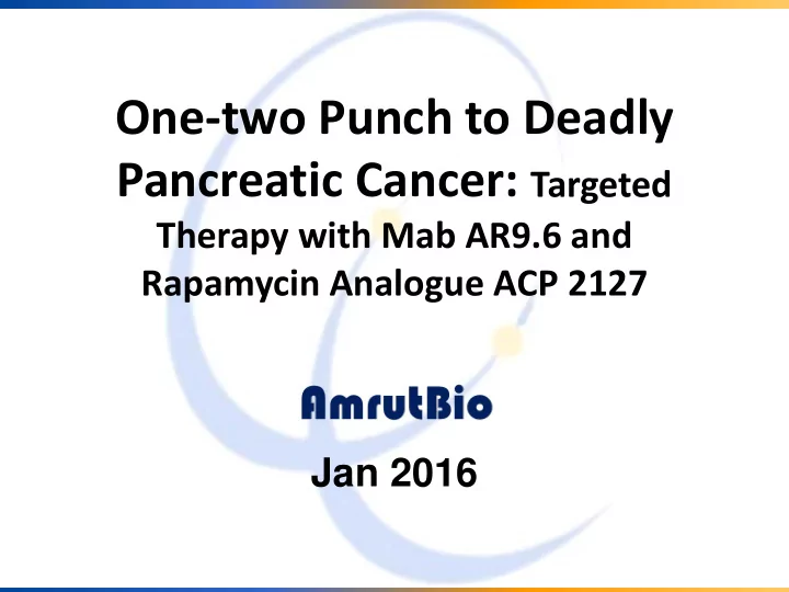 amrutbio overview