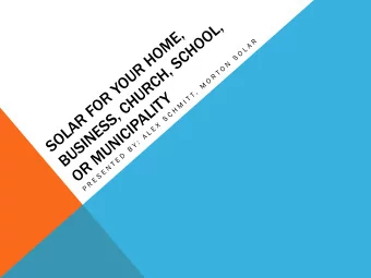 PRESENTATION  Introduction  Components of a solar energy system  Optimal location for solar