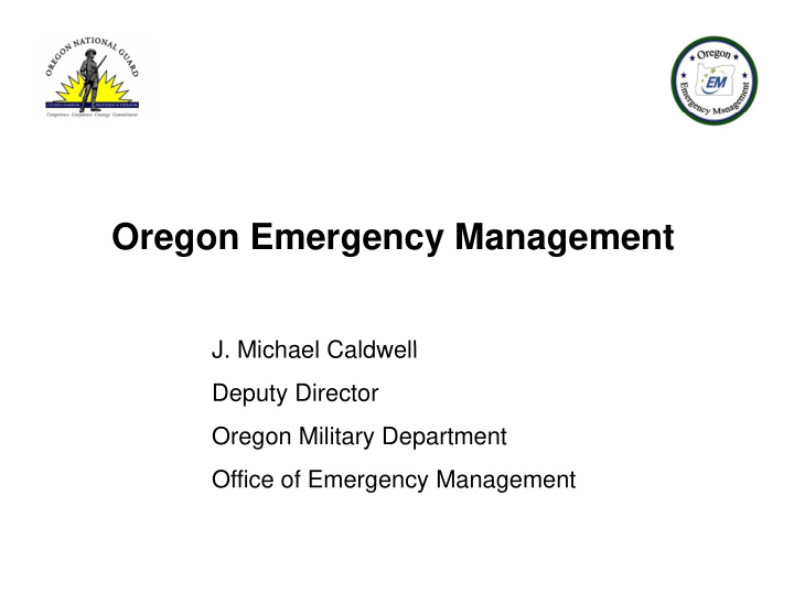 oregon emergency management