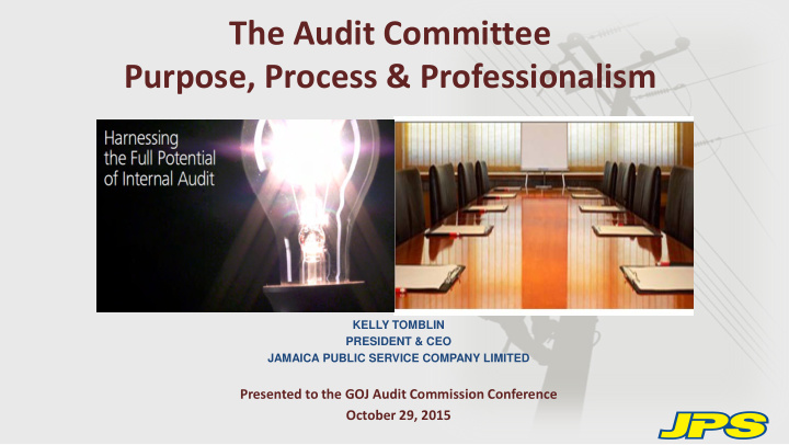 the audit committee purpose process professionalism