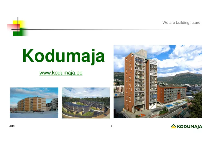 kodumaja