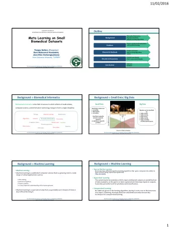 11/02/2016  UKUROVA UNIVERSITY Outline  DEPARTMENT OF ELECTRICAL AND ELECTRONICS ENGINEERING