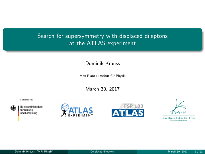 search for supersymmetry with displaced dileptons at the
