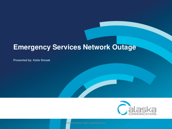 emergency services network outage