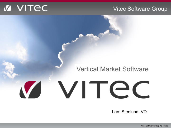 vertical market software