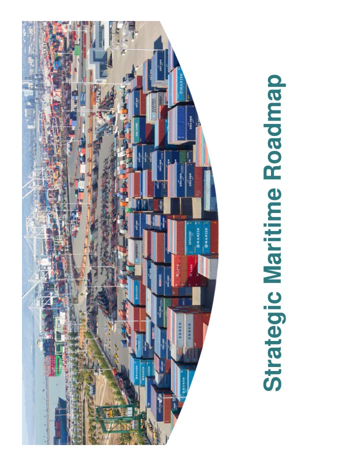 strategic maritime roadmap overview
