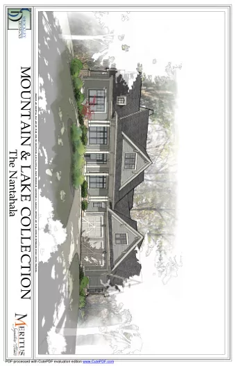 MOUNTAIN &amp; LAKE COLLECTION  The Nantahala  PDF processed with CutePDF evaluation edition