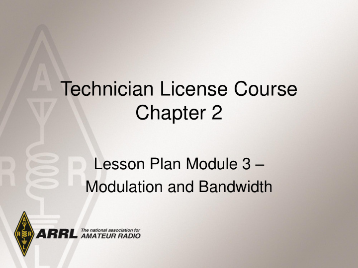 lesson plan module 3 modulation and bandwidth the basic