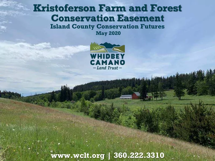 kristoferson farm and forest