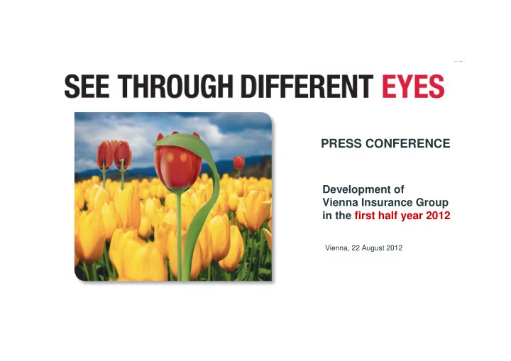 press conference