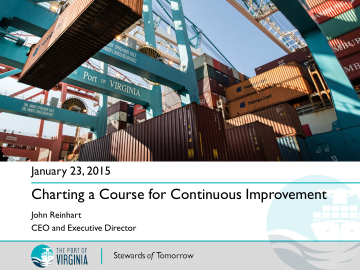 charting a course for continuous improvement