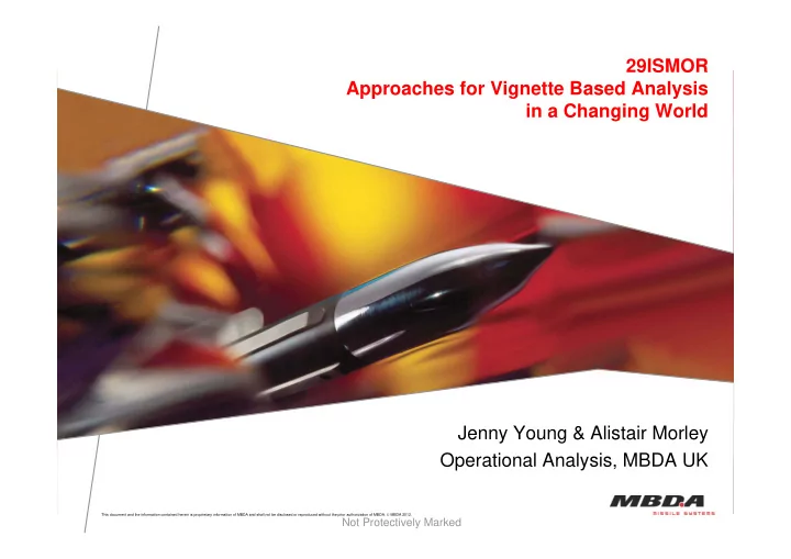 29ismor approaches for vignette based analysis in a