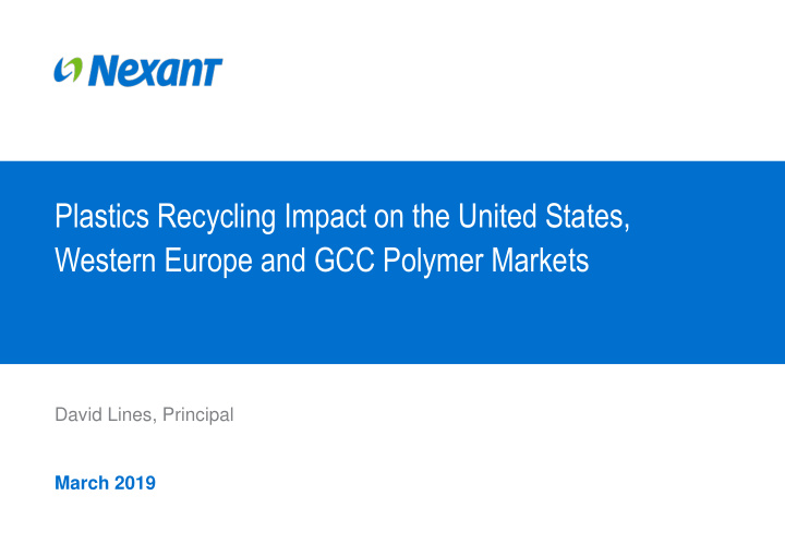 plastics recycling impact on the united states western