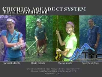 Chichica  Chichica  Chichica Culture  Indigenous People  Rural Community  Water Shortage