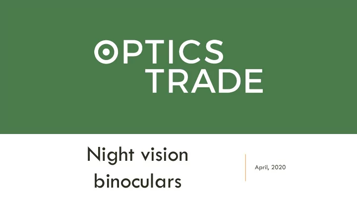 night vision
