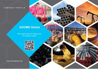 ADOMS Global  We create value by taking care  of customer needs  www.adomsglobal.com  Contents  3