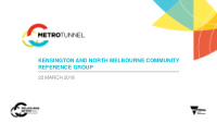 kensington and north melbourne community reference group