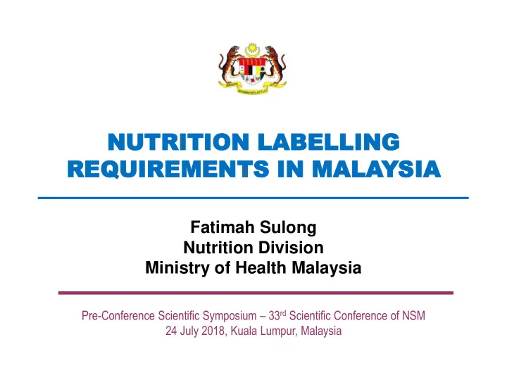 nutrition nu trition labellin labelling g