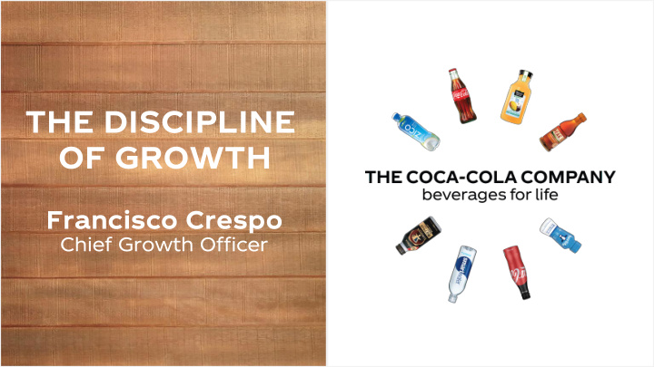 the discipline of growth