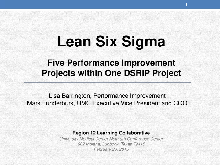 lean six sigma