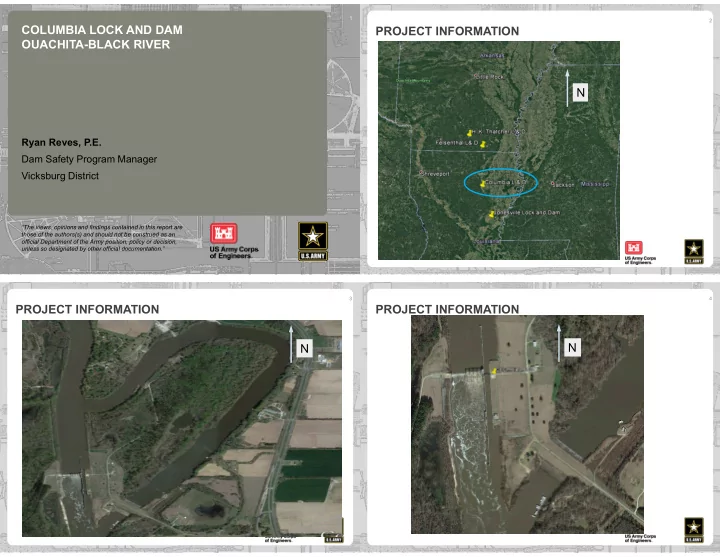 columbia lock and dam project information ouachita black