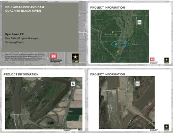 COLUMBIA LOCK AND DAM  PROJECT INFORMATION  OUACHITA-BLACK RIVER  237  217  200  80  252  237  217