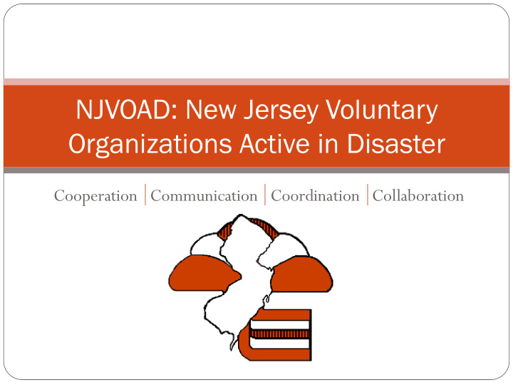 njvoad new jersey voluntary organizations active in